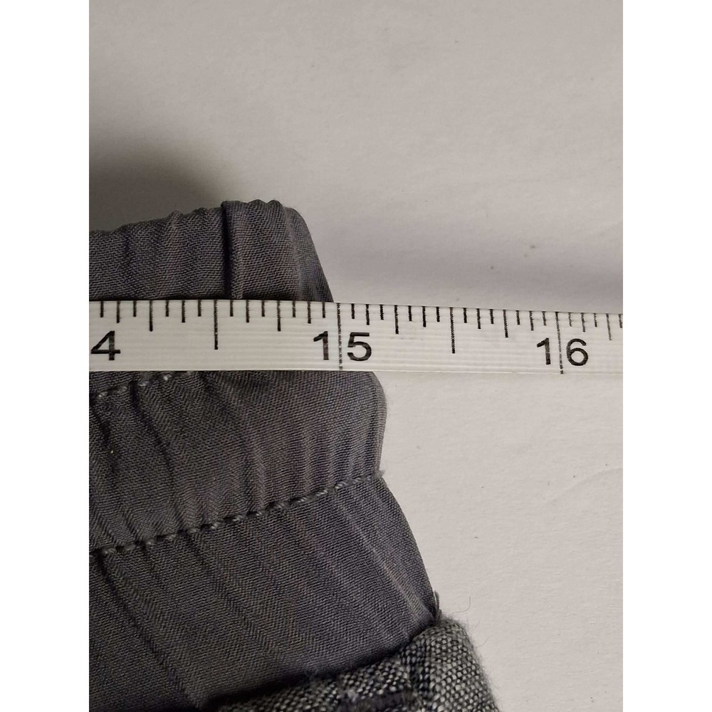 Athleta Grey Linen Blend Athletic Shorts Women's Size 6 Drawstring Elastic Waist - Picture 7 of 8